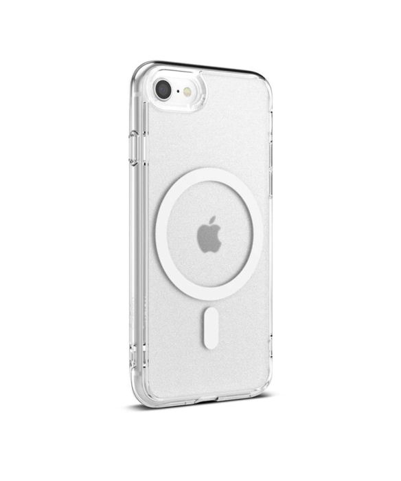 Iphone 7 8/Plus SE 16E Husa Silicon Spate Plastic cu Magsafe Transpare