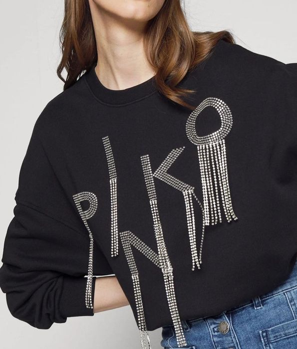 Блуза Pinko с лого от кристали, Размер М ,нова!