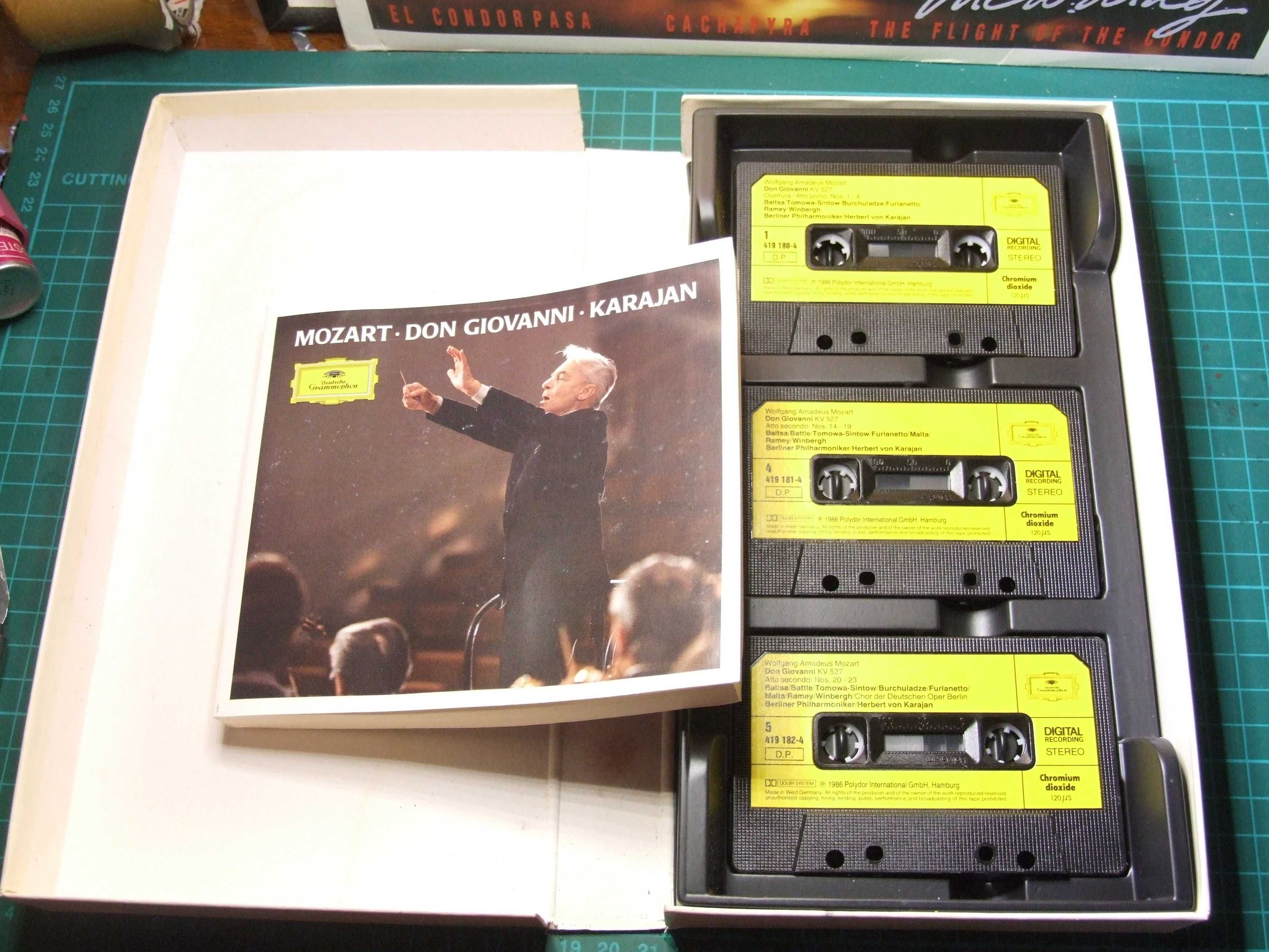 3-Cassette Mozart Don Giovanni Herbert Von Karajan