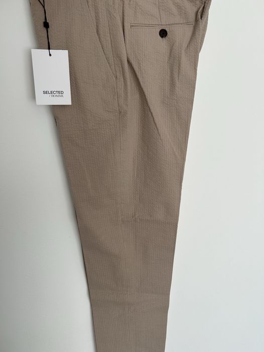 Pantaloni crem Selected Homme masura 50