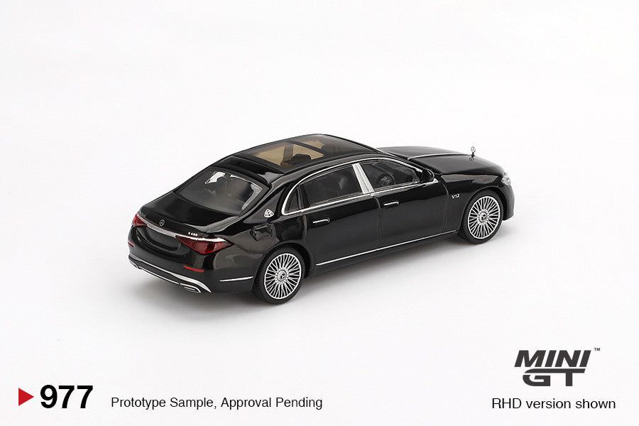 Macheta auto Mercedes-Maybach S 680, Black, 2022 (LHD) 1:64 MIniGT