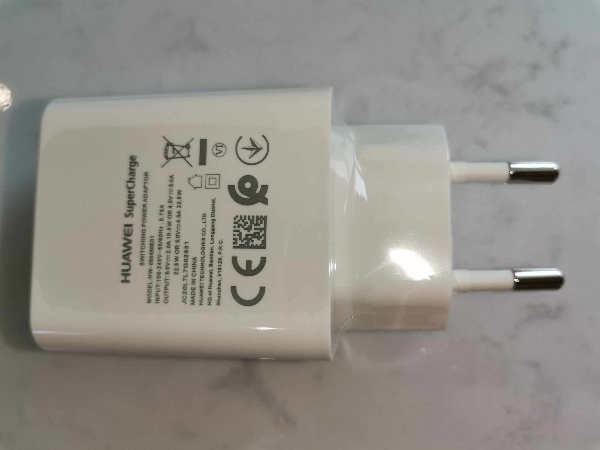 Incarcator Huawei Fast Charging, 22.5W + Cablu Type-C, 5A,