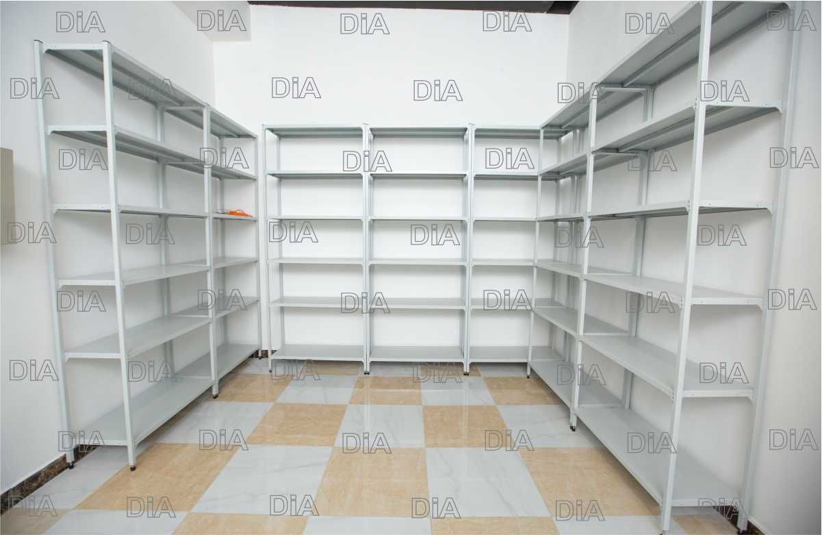 Полочные функциональные стеллажи в магазин, на склад