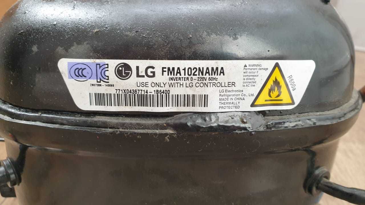 Инверторный компрессор LG FMA102NAMA для холодильника (не рабочий)