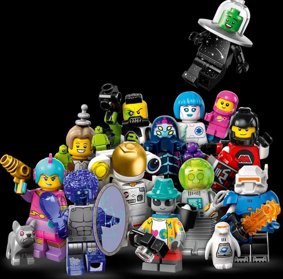 Minifigurine LEGO, 71046, Seria 26, Retro Space Heroine, IDENTIFICATE