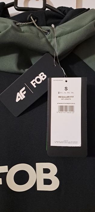 Geacă anorak snowboard 4f FOB S