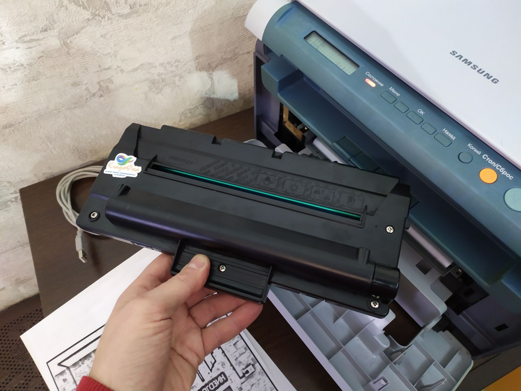 Лазерный принтер 3в1 Samsung Scx 4200 , полный картридж, расчипован, д