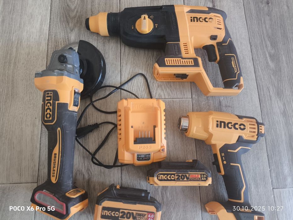 Перфоратор баргалка фен Ingoco