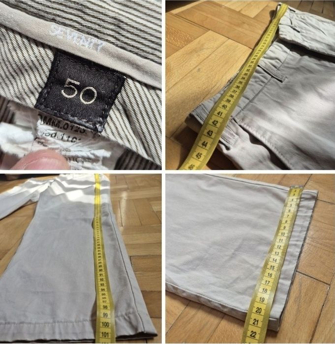Pantaloni chino eleganți pentru bărbați, Seventy, mărimea italiană 50