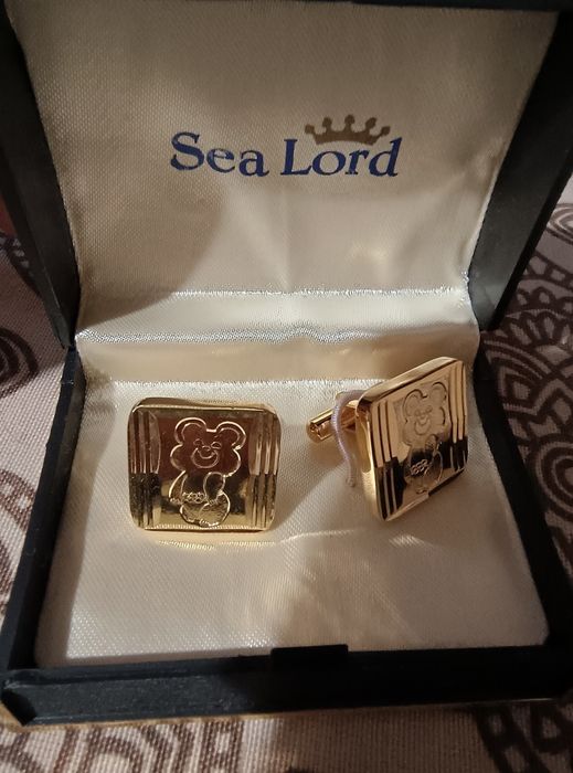 Позлатени копчета за риза ръкавели ботунели gold plated