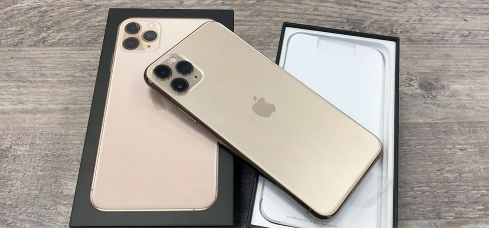 iPhone 11 Pro Max, золотистого цвета. 256 GB