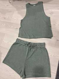 Compleu hm h&m / pantaloni scurti maiou zara berska