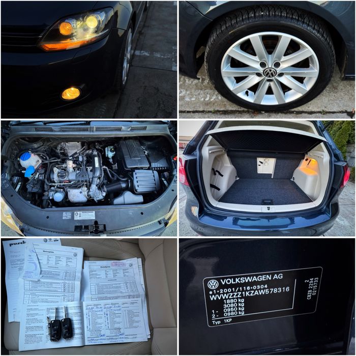 VW GOLF 6 PLUS HIGHLINE‼️Bi-Xenon Piele Trapa Navigatie‼️Impecabil