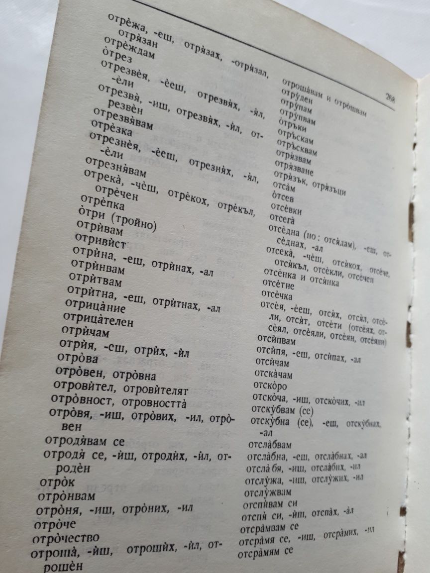 Български правописен речник-много стар с дебели корици