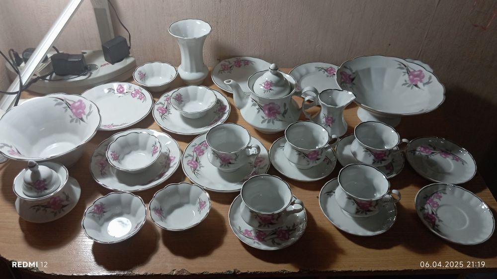 Сервиз чайный фарфор Белой Руси на 5 персон новый