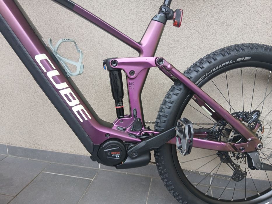 Full Suspension Electric 27.5er Carbon Bosch CX Smart CUBE 160 mm 750w