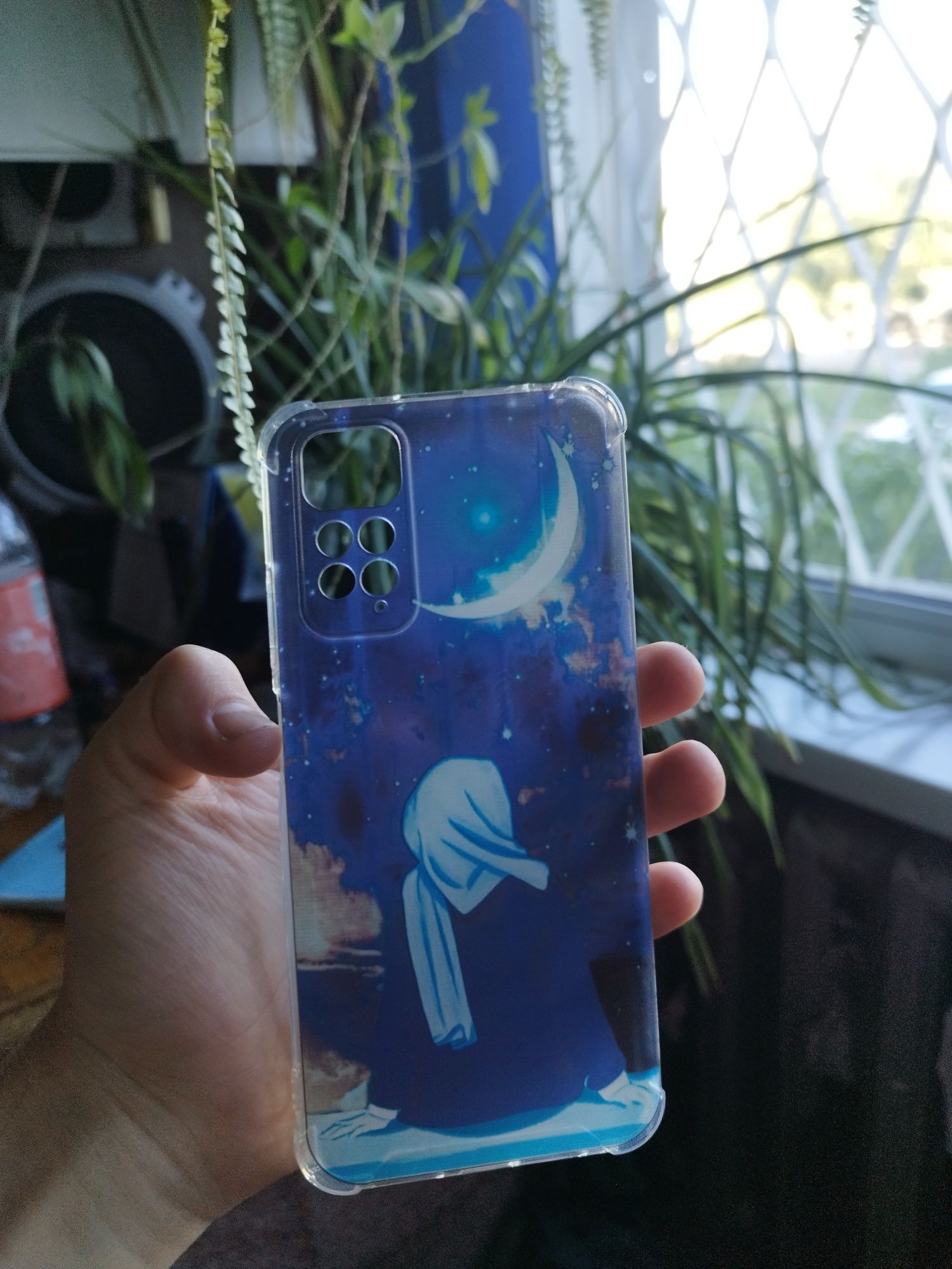 Чехол Qeeca для Xiaomi Redmi Note 11 сиреневый
