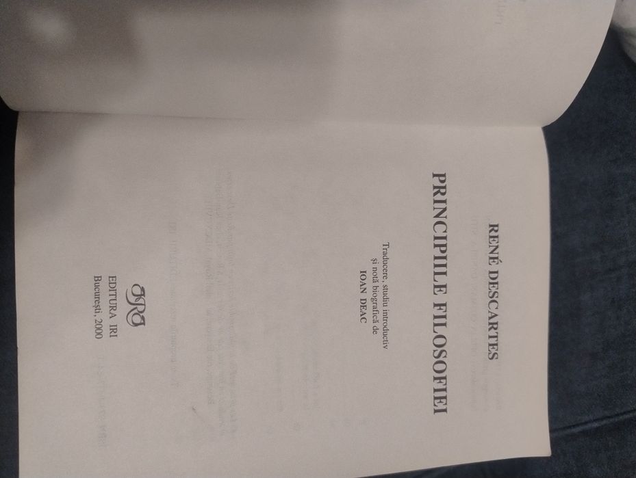 Rene Descartes Principiile filozofiei