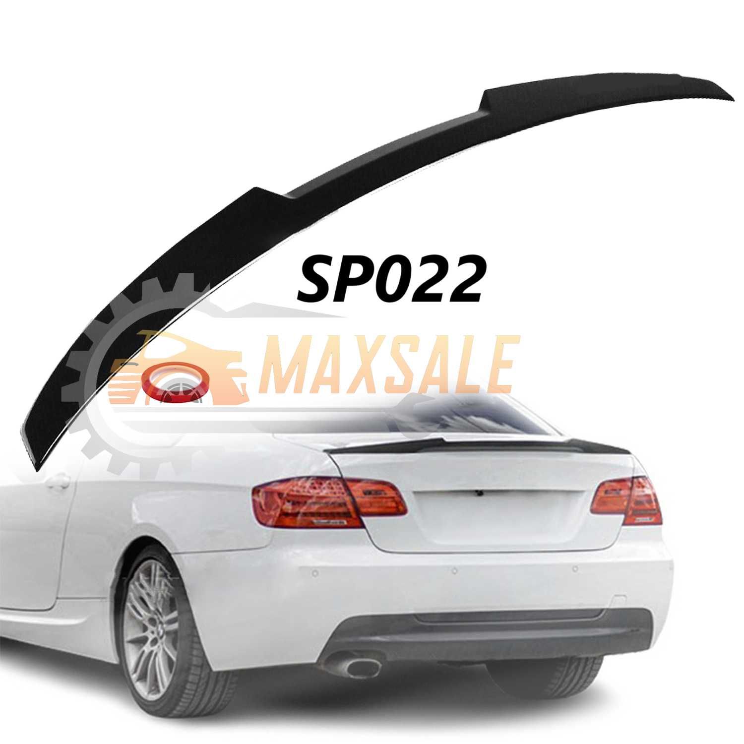 Спойлер за багажник M4 style BMW 3 серия E92, черен гланц задна броня