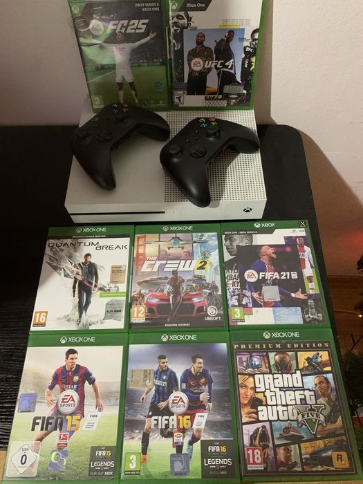 Xbox one s + jocuri!