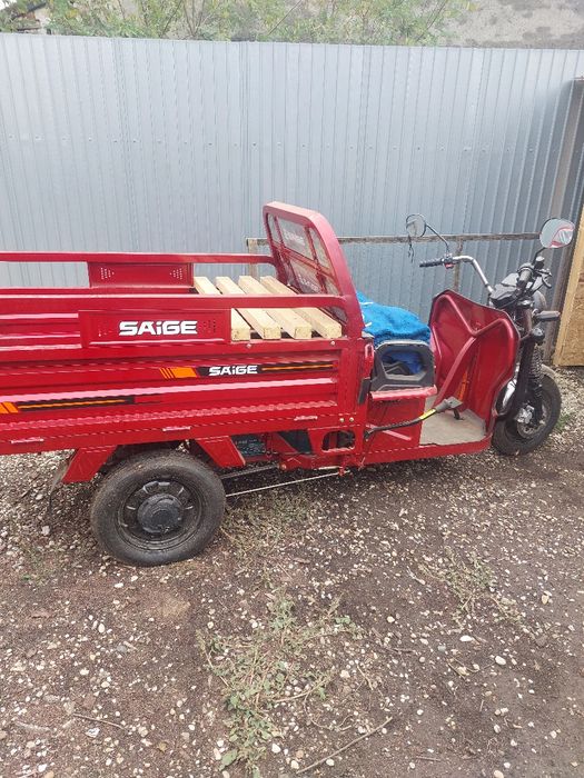 Tricicleta electrica cu remorca