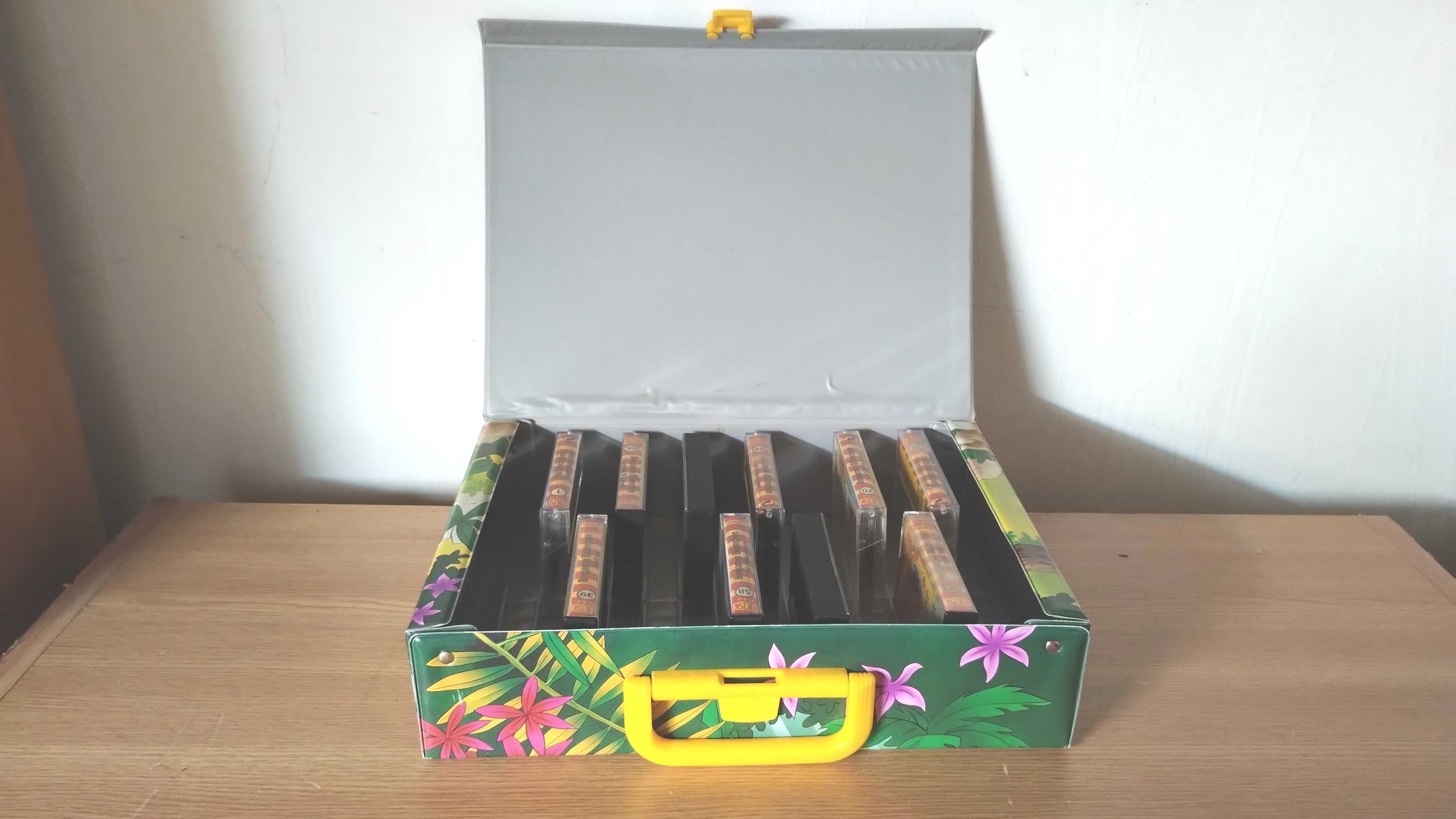 geanta muzica rack pt 30 casete audio Jungle book suport casete