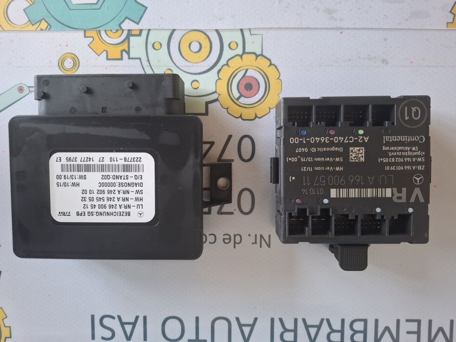 Modul calculator Frână de mana portiera mercedes GLA CLA A B Class
