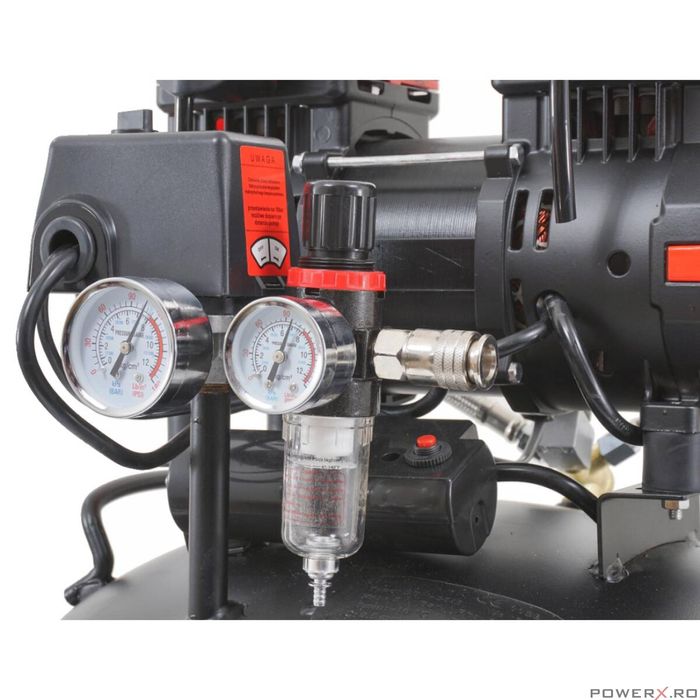 Compresor de aer, 2CP 230V 120 L/min 8 bari, capacitate rezervor 38