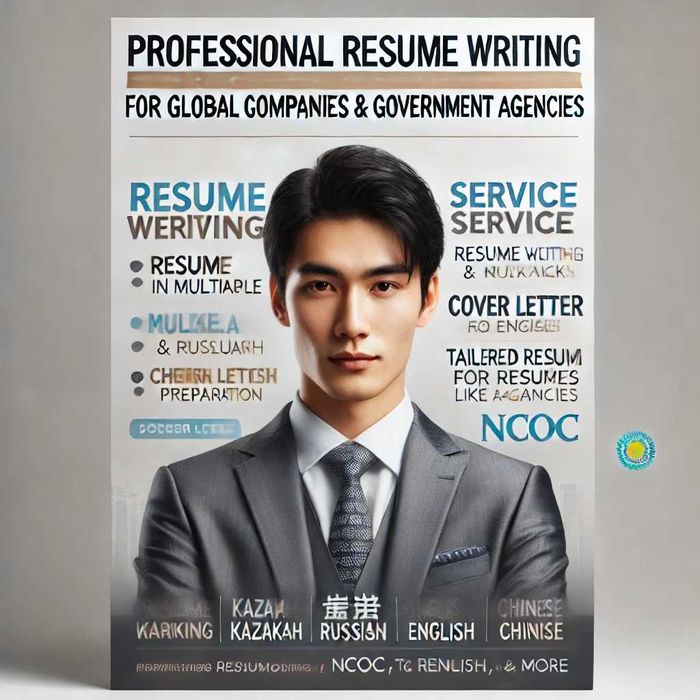 Резюме для Работы и Учебы ЗАРУБЕЖОМ для Госорганизации Любой Сложности