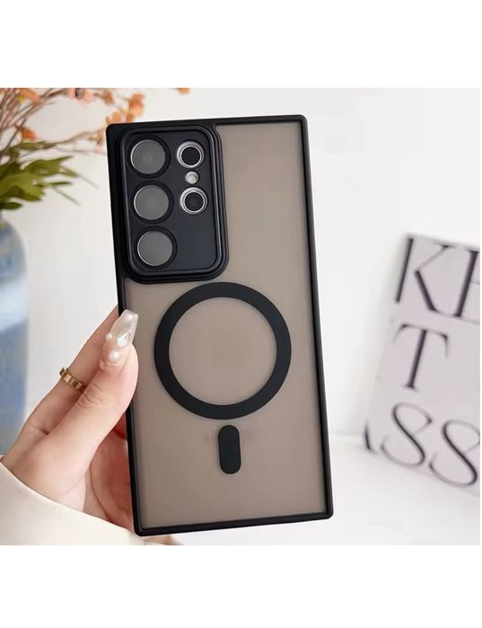 Samsung S23/S24/S25PLUS/ULTRA Husa Magsafe TPU Spate Mat Anti Amprente
