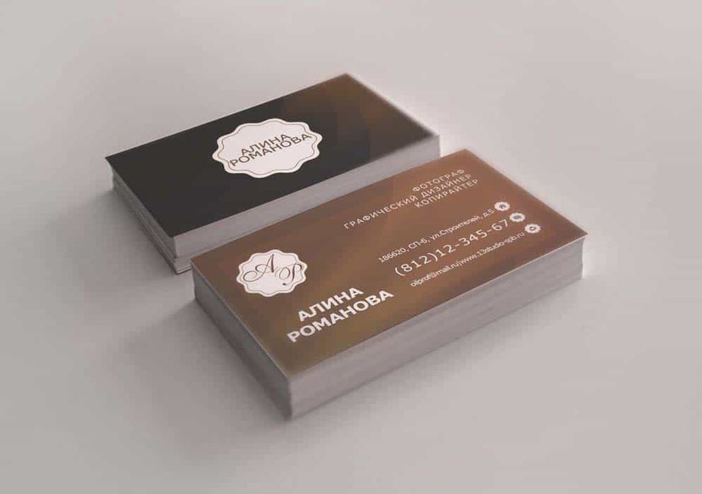 Vizitka, flayer tayyorlab berish. Tez va sifatli