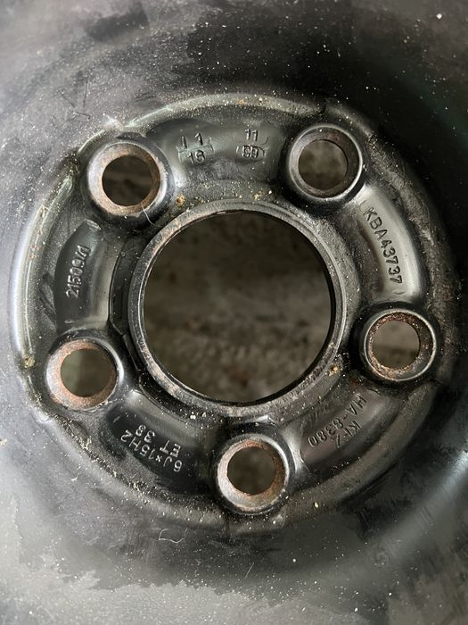 Железни джанти 5x100 15 6j et38 Audi Seat Skoda Vw