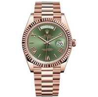 Часовник Rolex Day-Date 40 Rose Gold Olive Dial