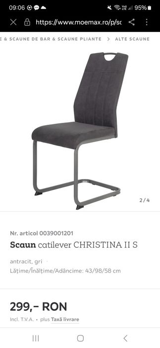 vand 6 scaune bucatarie /dining