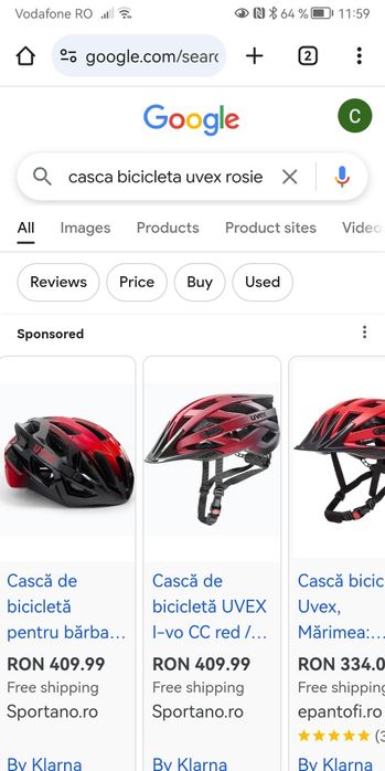 Casca Bicicleta fabricata în Germania marca UVEX  premium