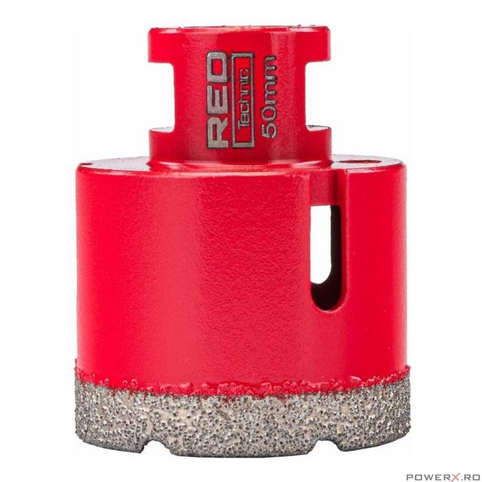 Set carote diamantate, 6-68 mm, HEX, M14, 9 piese, Red Technic