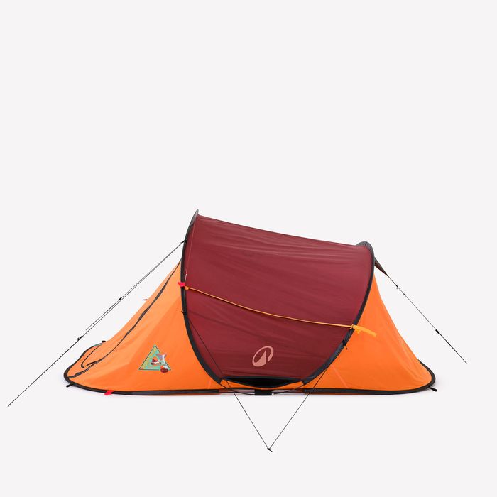 Cort Camping 2 Seconds 2 Persoane Summer - produs resigilat Decathlon