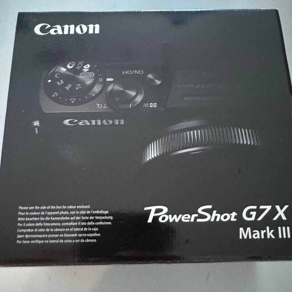 Нов Фотоапарат Canon g7x Mark III