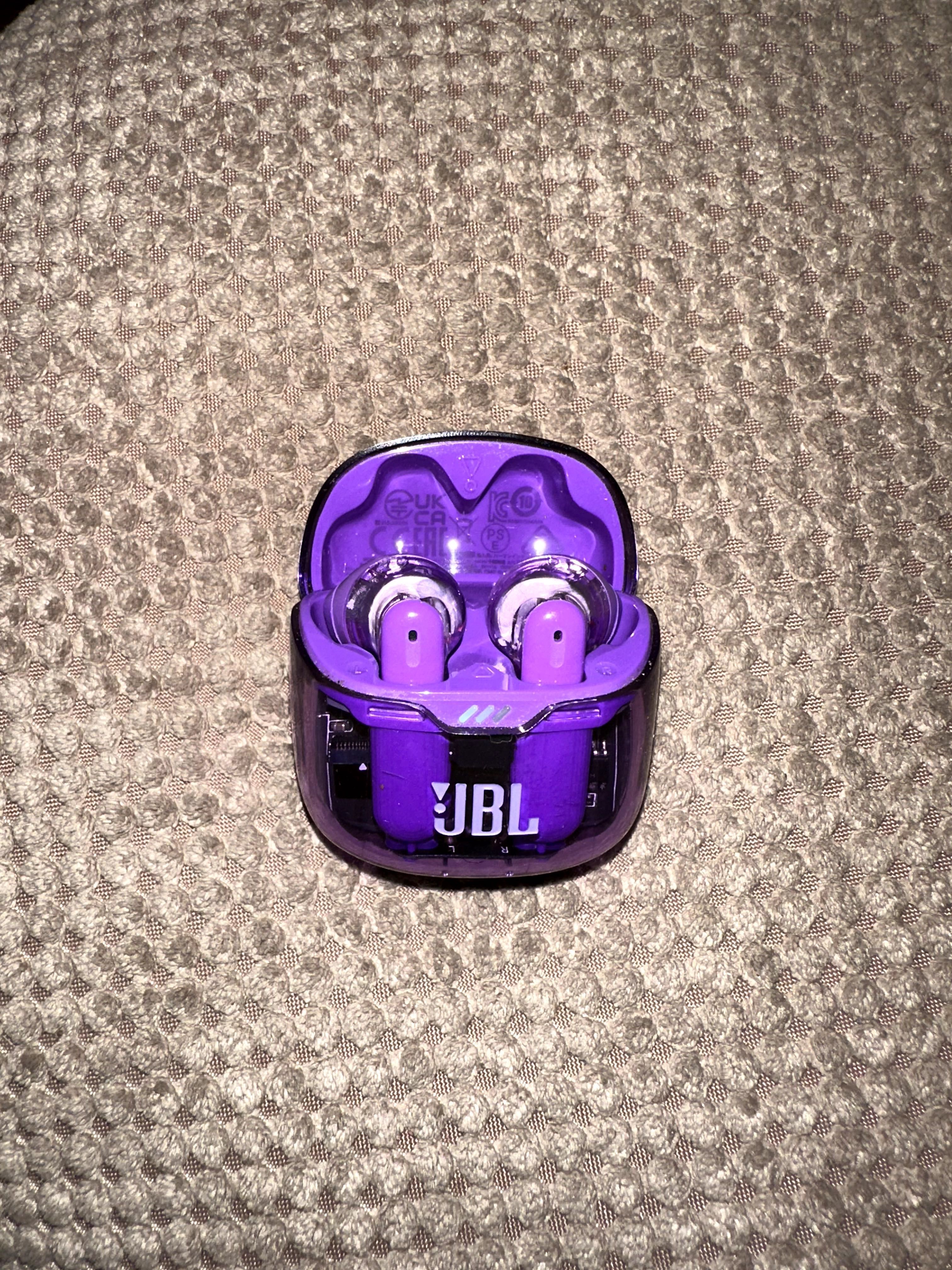 Беспроводные наушники JBL Tune Flex Ghost Edition фиолетовый