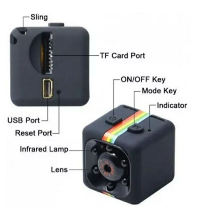 Мини камера SQ 11 SPORTS HD DV