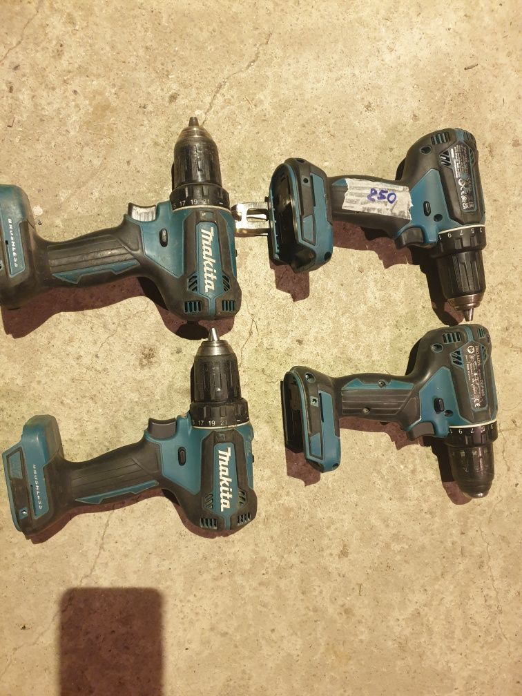 makita 18 v  și 12 v originală și acumulatori 18v