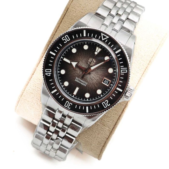 San Martin SN0148 Enamel Sunburst Gray 40mm