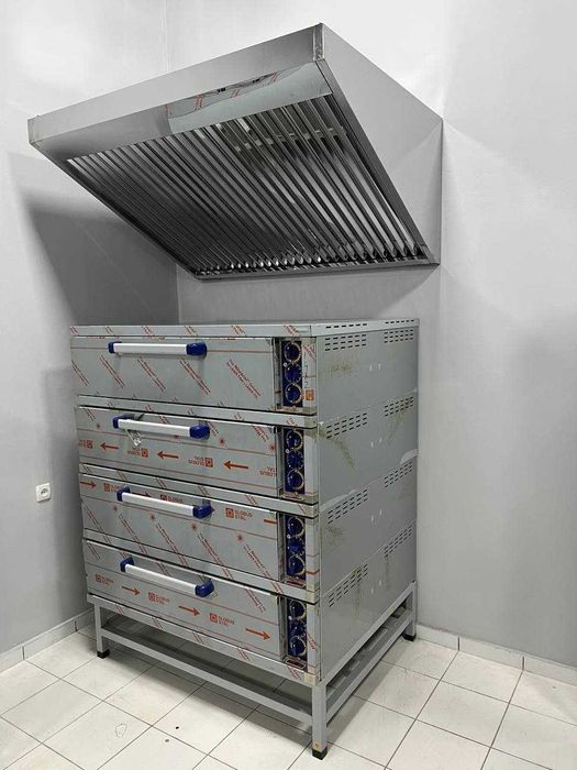 Зонт островной и квадратный нержавейка \ Oshxona \ Nerjaveyka