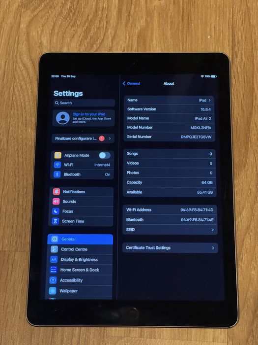 Pachet 2 tablete iPad air 2 bypassate, stare foarte buna