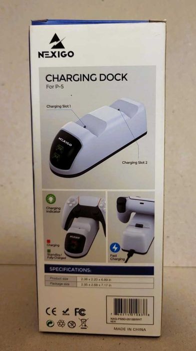 Dock de încărcare NexiGo pentru PlayStation 5 suport 2 controllere NOU