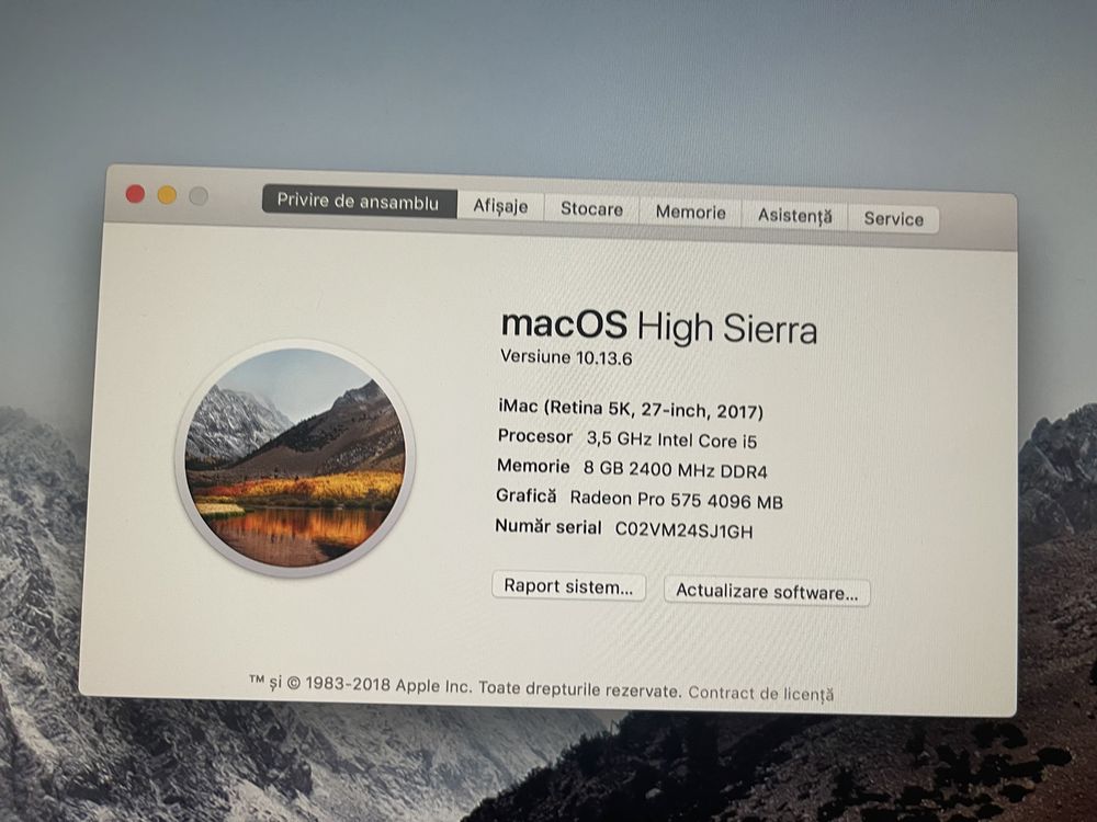 Apple iMac [Retina5k, 27-inch, 2017]