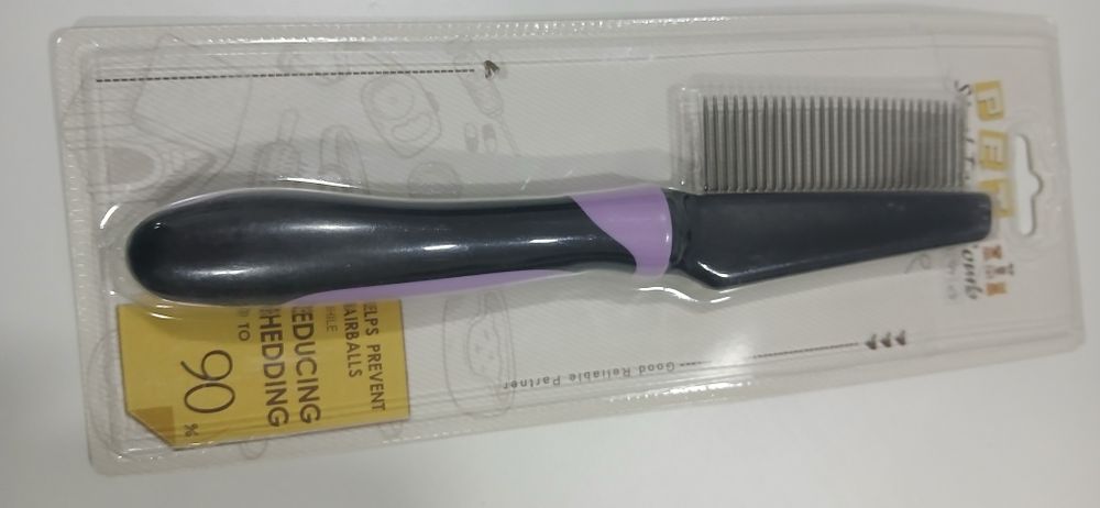 Pieptene profesional antipurici pentru caini si pisici