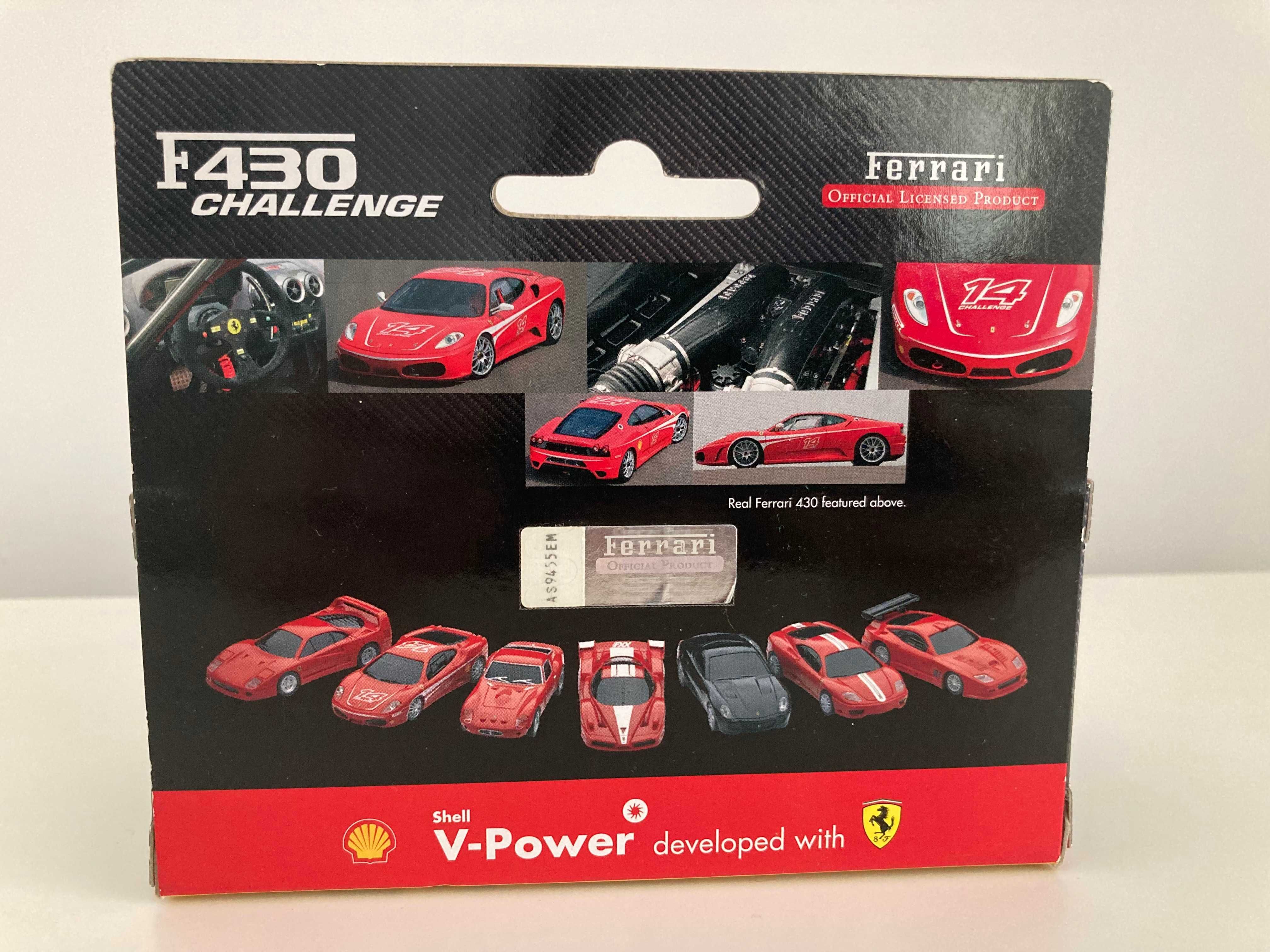 Количка на Shell V- Power Ferrari F430 Challenge, мащаб 1:38