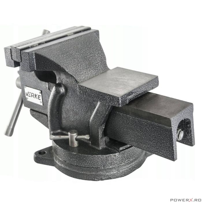 Menghina rotativa turnata, rotație 360°, de banc, cu nicovala, 150