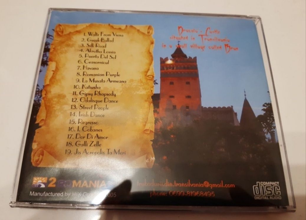 Formația Trubadurii din Transilvania cd